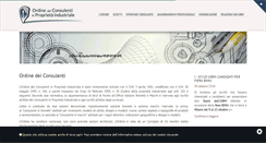 Desktop Screenshot of ordine-brevetti.it